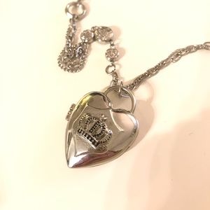 Funky silver heart locket